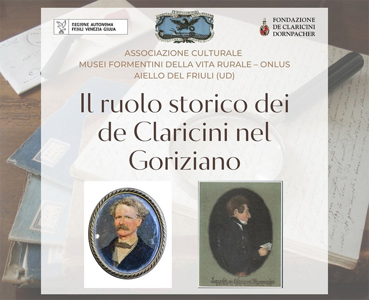 Copertina progetto "Il ruolo storico dei de Claricini nel Goriziano"