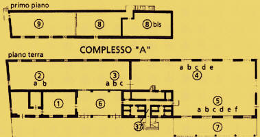 Mappa del Complesso A - Museo della Civilt Contadina di Aiello del Friuli