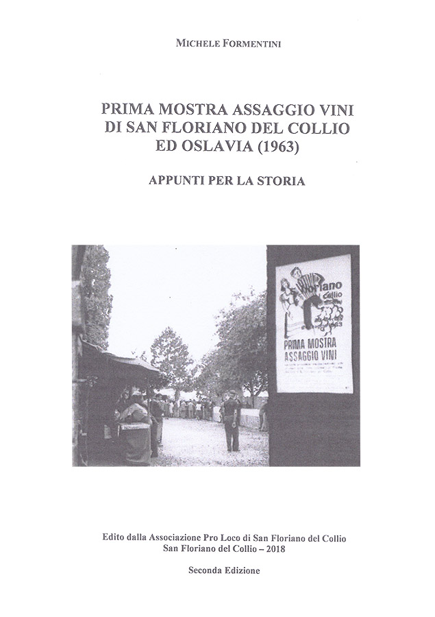 Copertina della pubblicazione "Prima mostra assaggio vini di San Floriano del Collio ed Oslavia", Edito dall'associazione Pro Loco di San Floriano del Collio