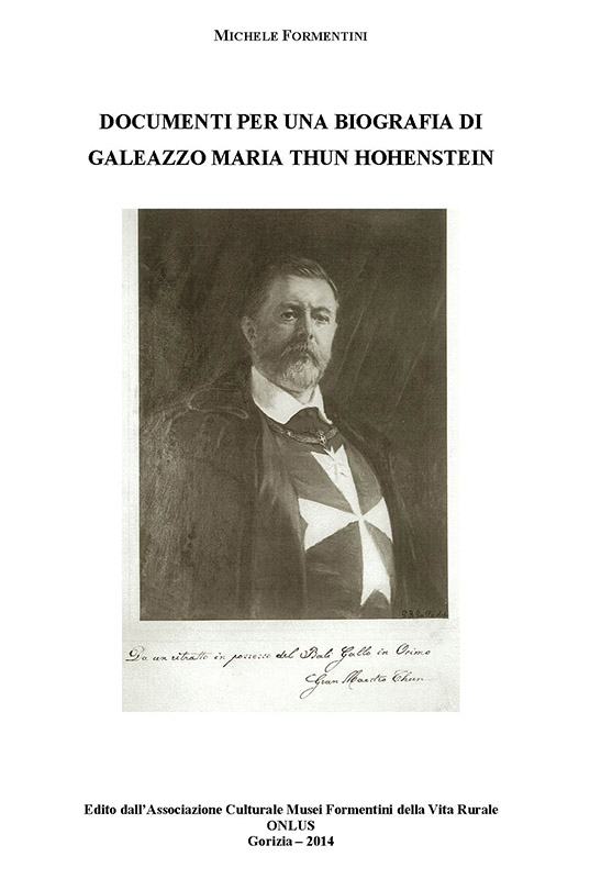 Copertina della pubblicazione "Documenti per una biografia di Galeazzo Maria Thun Hohenstein"